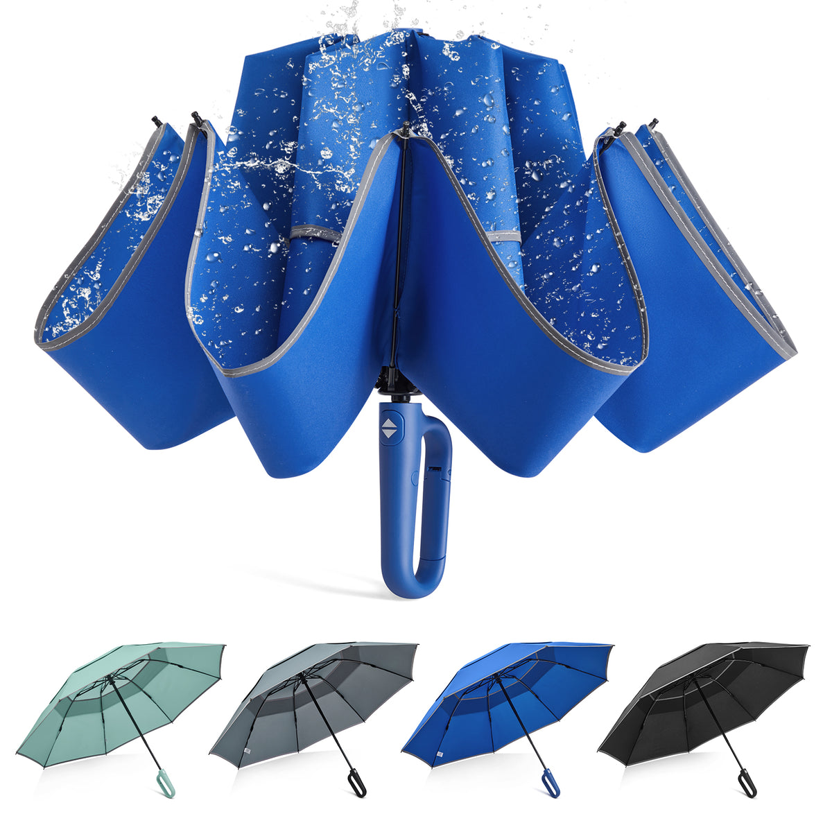 G4Free 46" Inverted Umbrella – Carabiner Handle