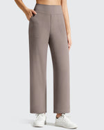 BareFeel Faux Fly Ankle Length Casual Dress Pants