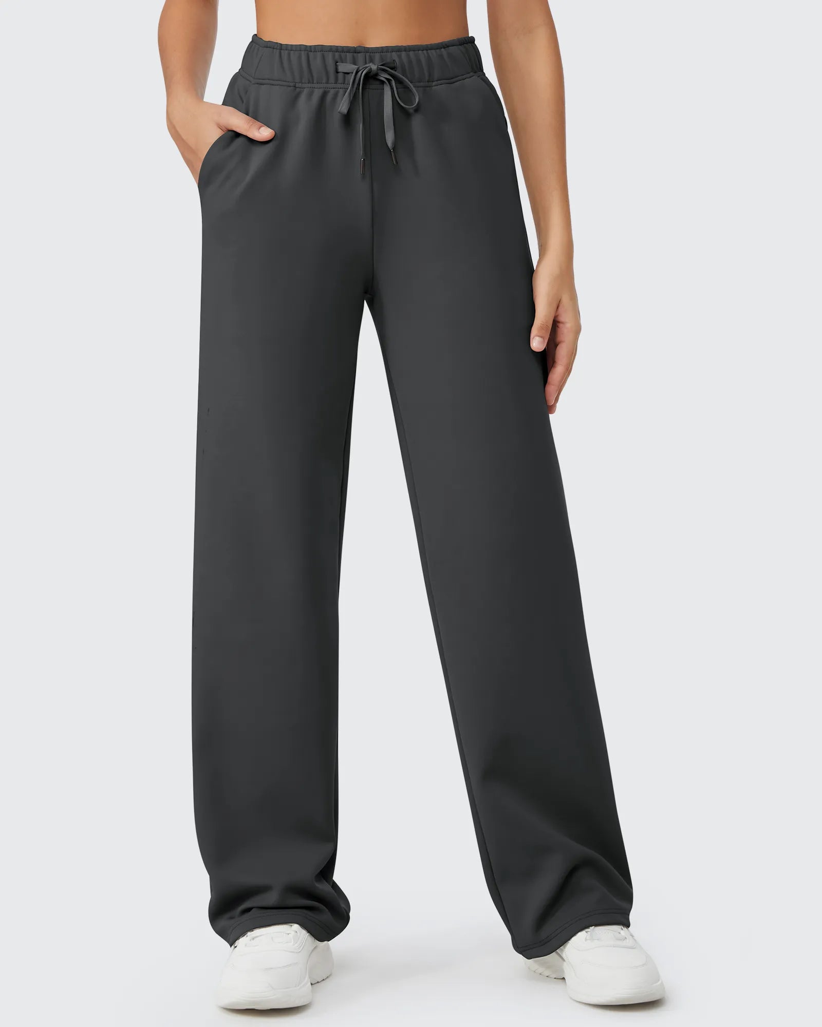 EverGoing Loose Fleece Lined Drawstring Casual Pants - G4Free