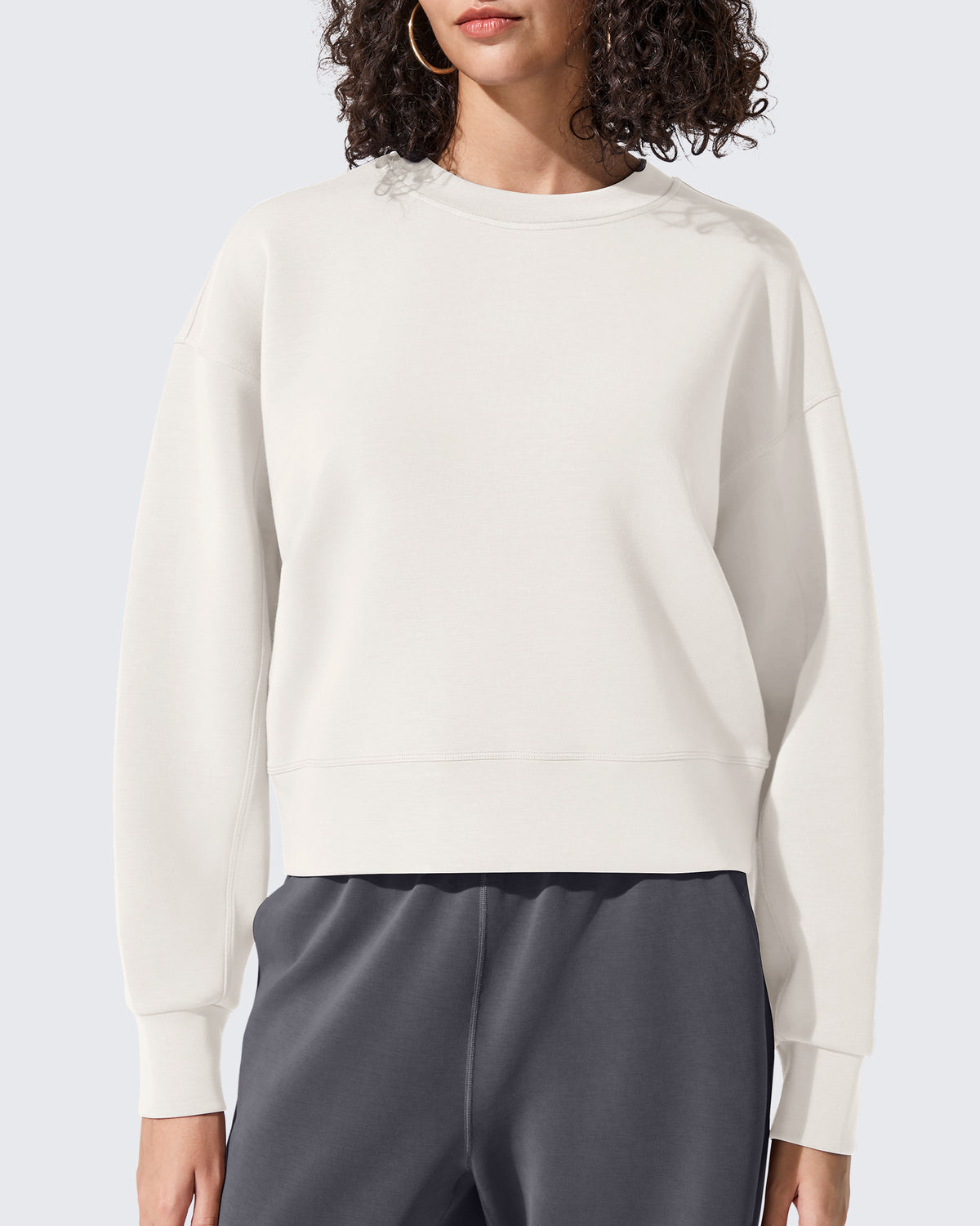 Smoofit Crewneck Pullover Loose Sweatshirts - G4Free
