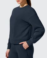 Smoofit Fleece Crewneck Pullover Long Sleeve Hoodies