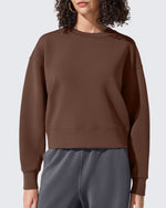 Smoofit Crewneck Pullover Loose Sweatshirts - G4Free