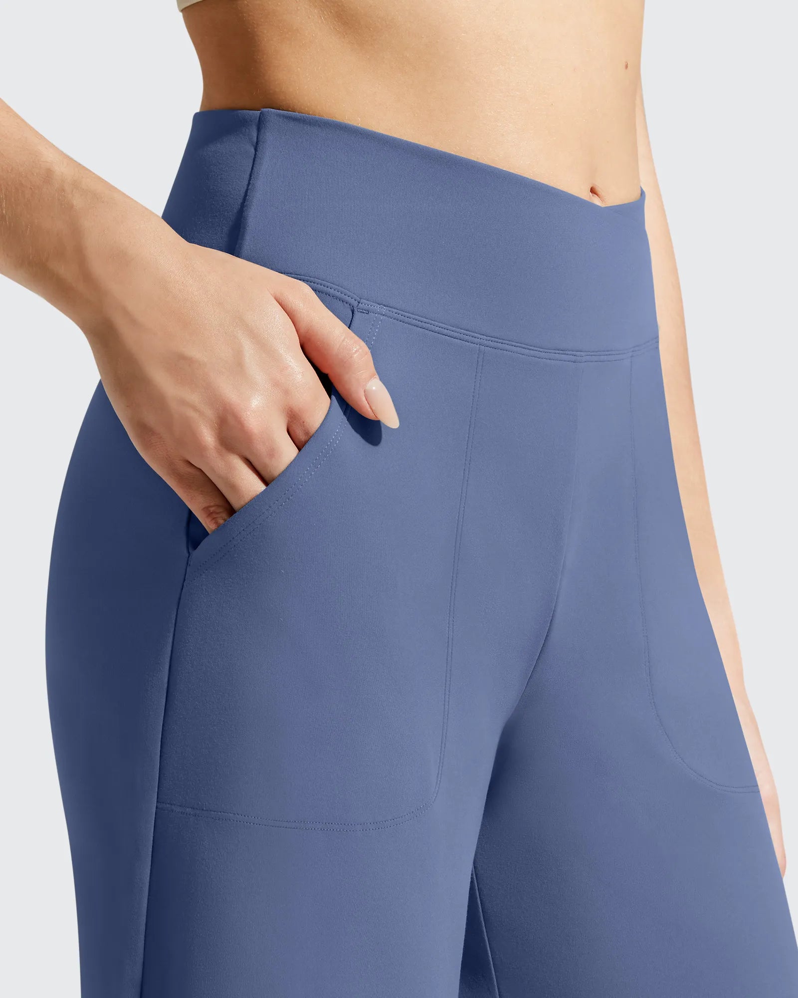 EverGoing Cross Waist Pockets Athletic Shorts 6''