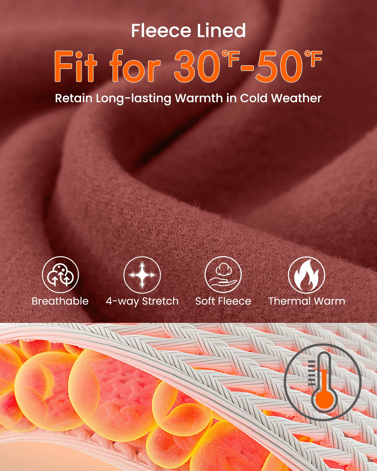 Fleece Lined High-Waist Work Flare Pants - G4Free