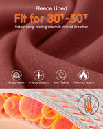 Fleece Lined High-Waist Work Flare Pants - G4Free
