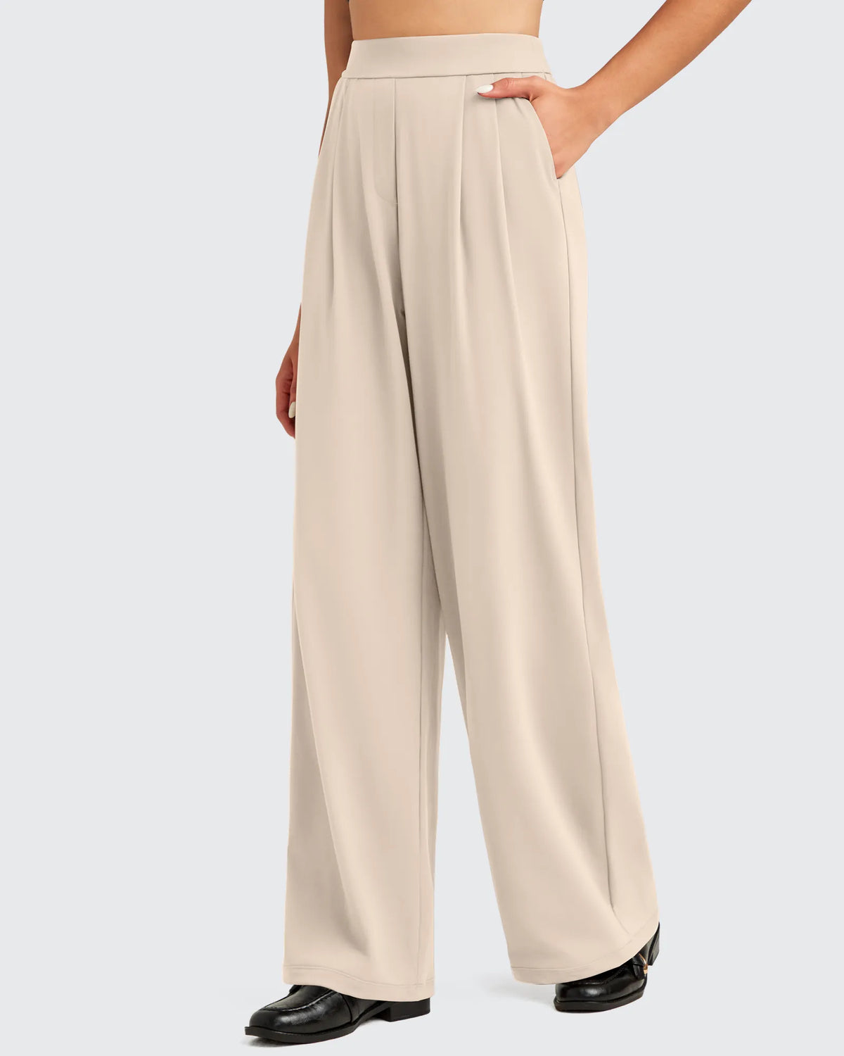 ShiftReady High Waisted Dressy Casual Trousers