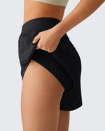 G4Free Chillwhisp 2.5" Dolphin Hem Running Shorts with Pockets