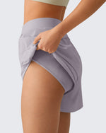 G4Free Chillwhisp 2.5" Dolphin Hem Running Shorts with Pockets