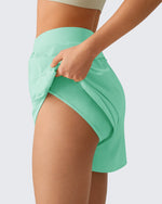 G4Free Chillwhisp 2.5" Dolphin Hem Running Shorts with Pockets