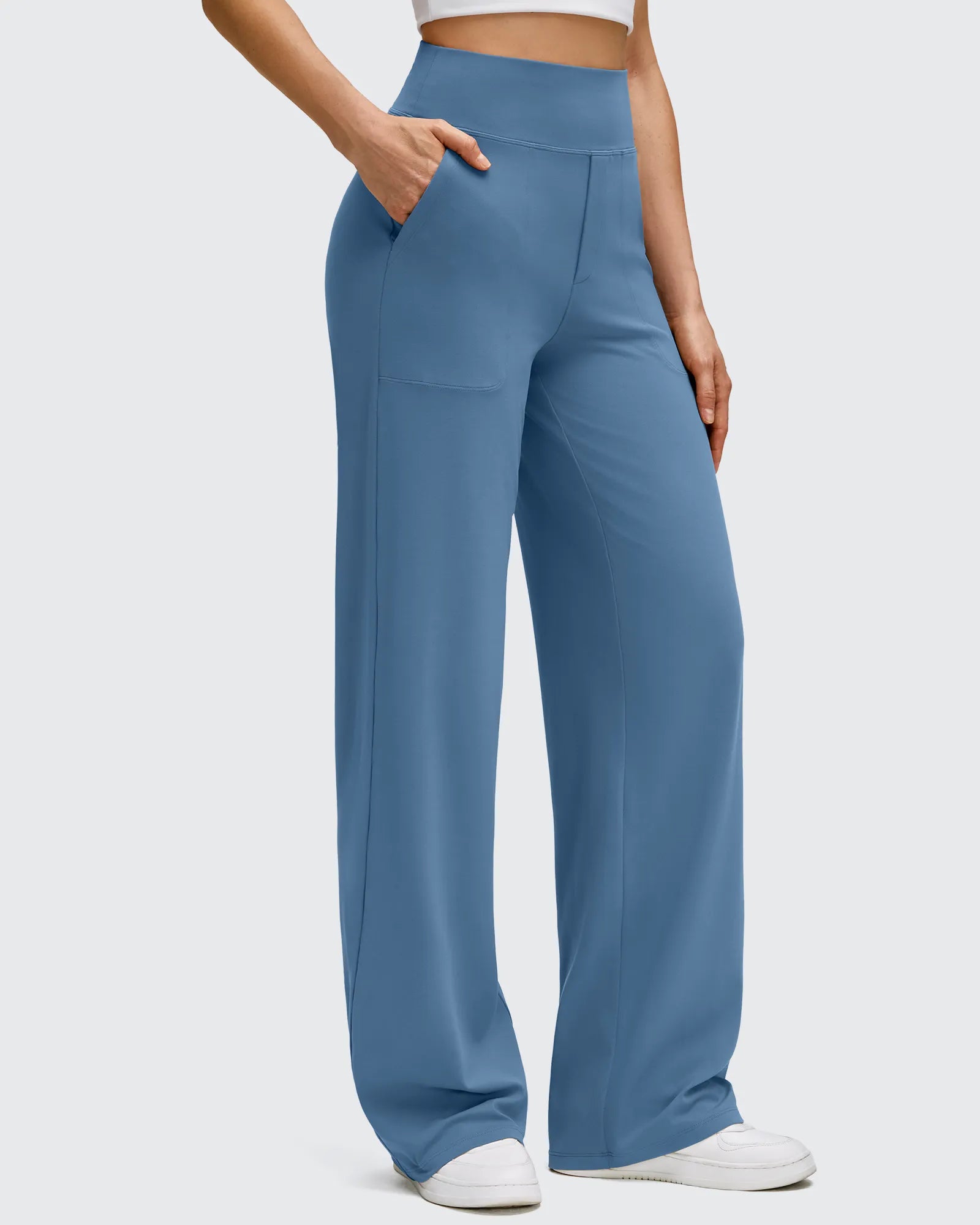 BareFeel High Stretch Wide Leg Yoga Pants