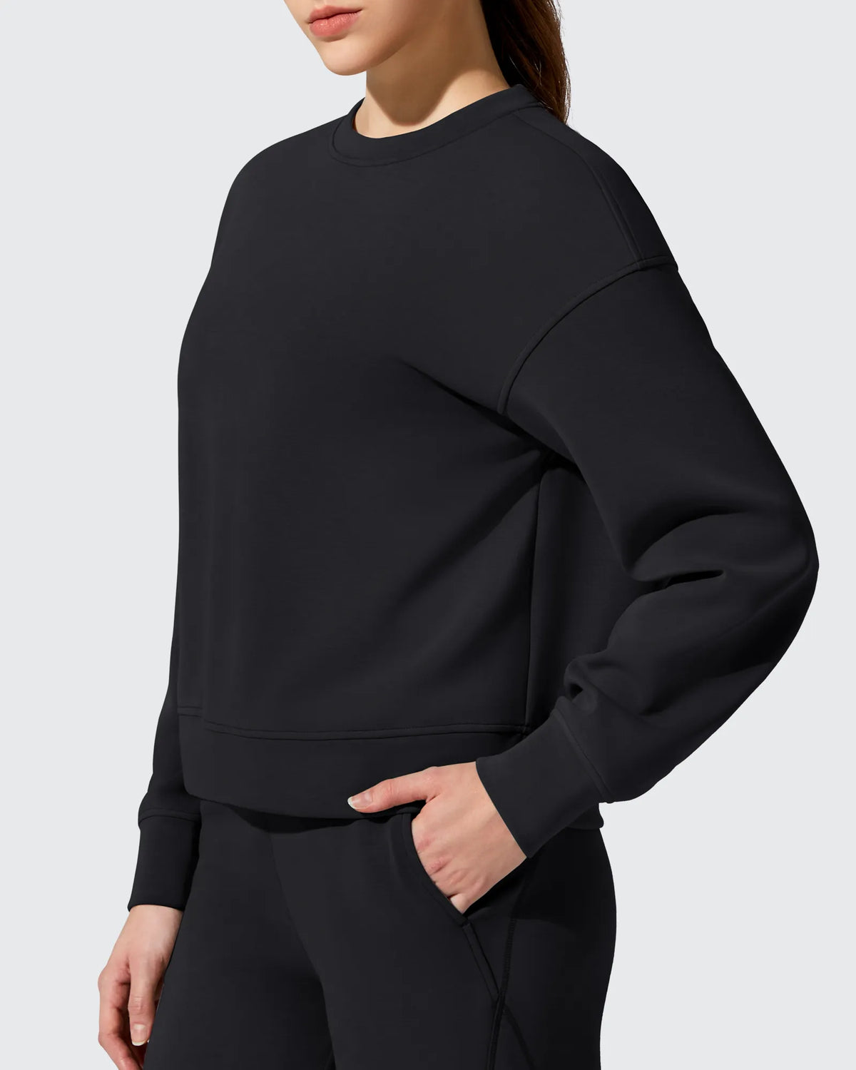 Smoofit Fleece Crewneck Pullover Long Sleeve Hoodies