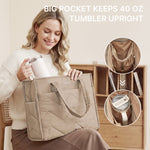 G4Free Lightweight Quilted Tote with Laptop Compartment