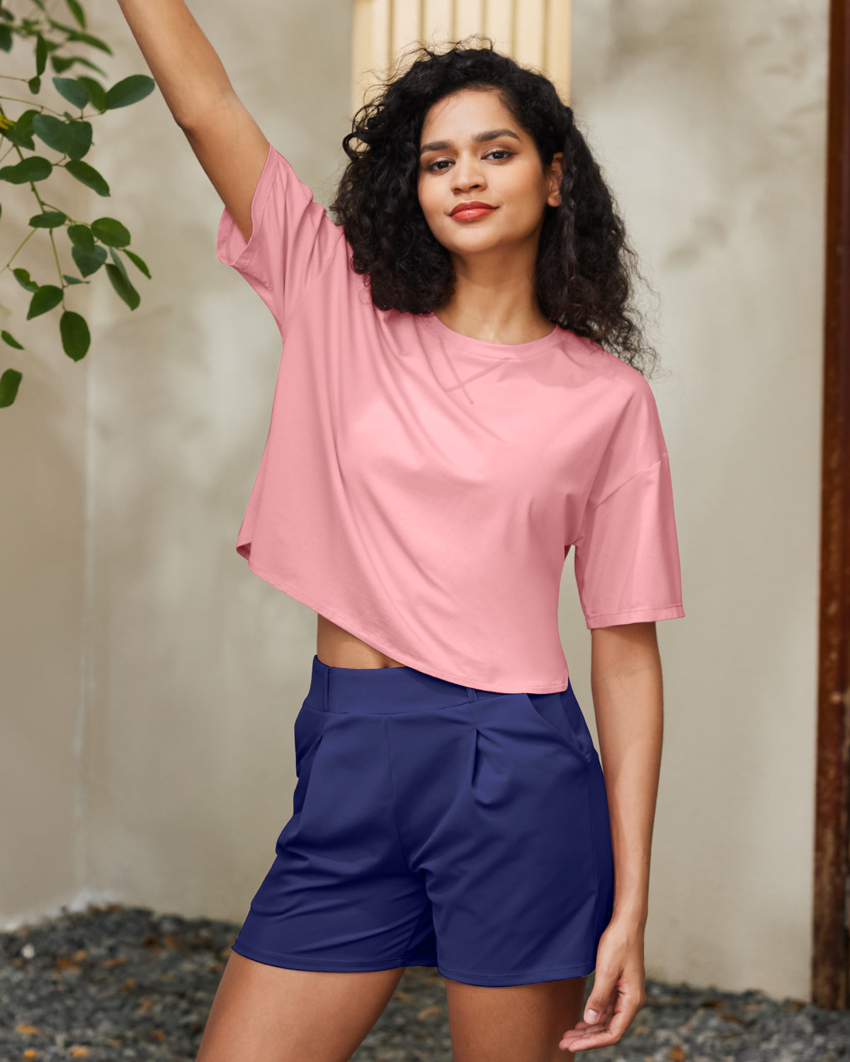G4Free UPF 50+ Quick Dry Boxy Crop Tee