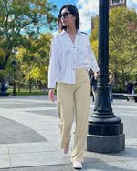 Wide Leg Pants Woman Yoga Pants with Pockets Regular - G4Free