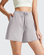 Chillwhisp Built-in Shorts Split Running Shorts 3''