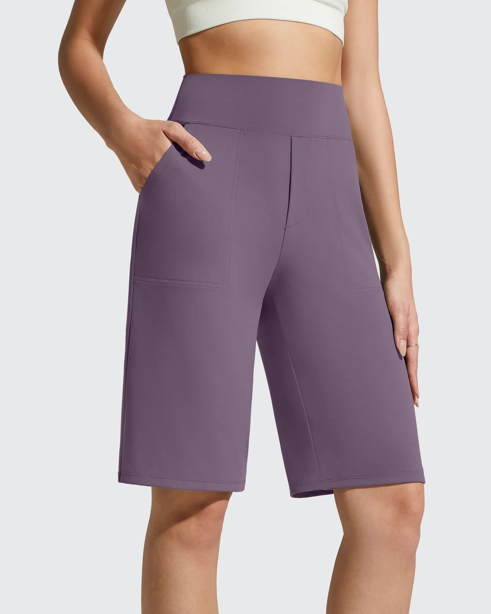 EverGoing Bermuda Pockets Knee Length Shorts 10"