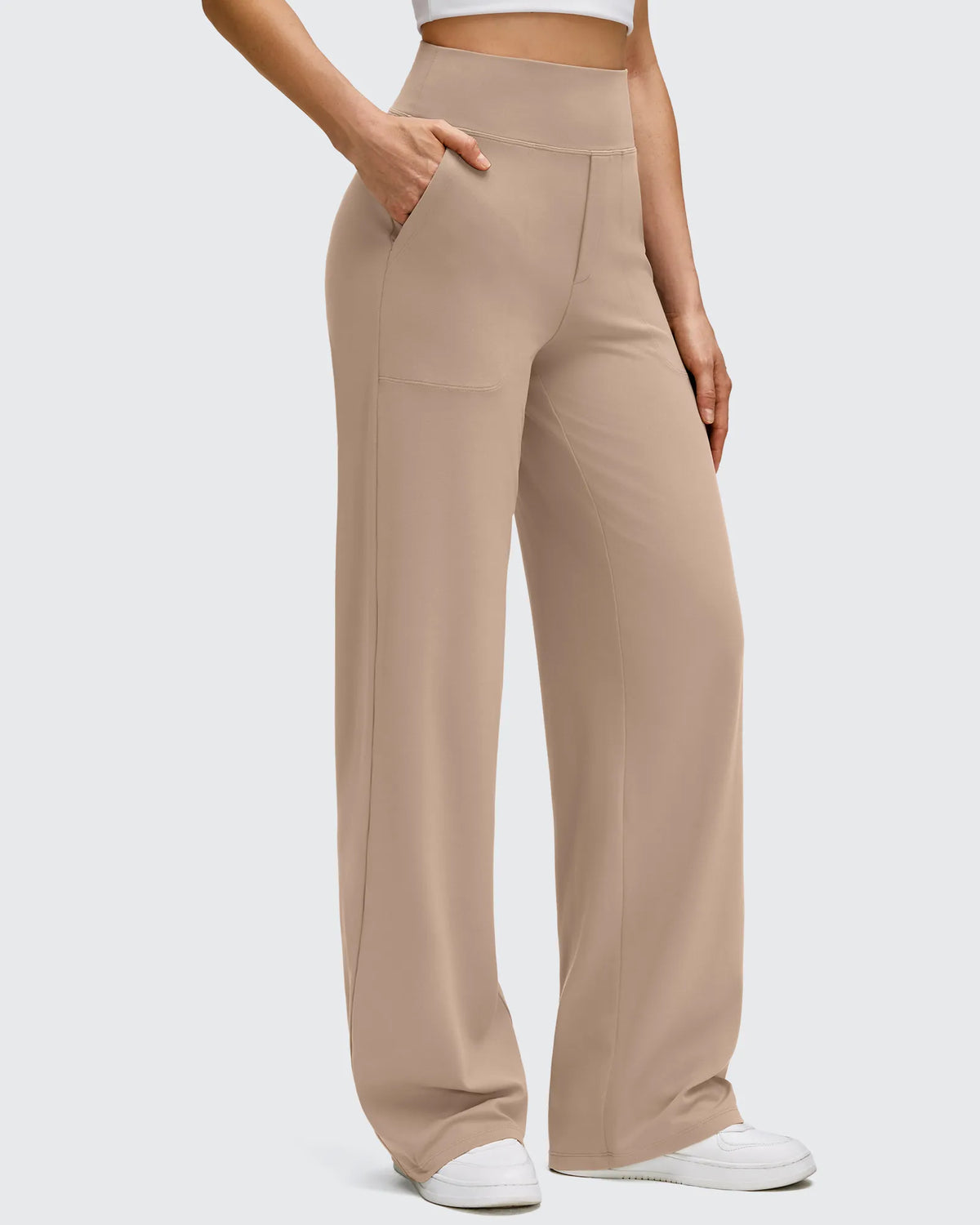 BareFeel High Stretch Wide Leg Yoga Pants