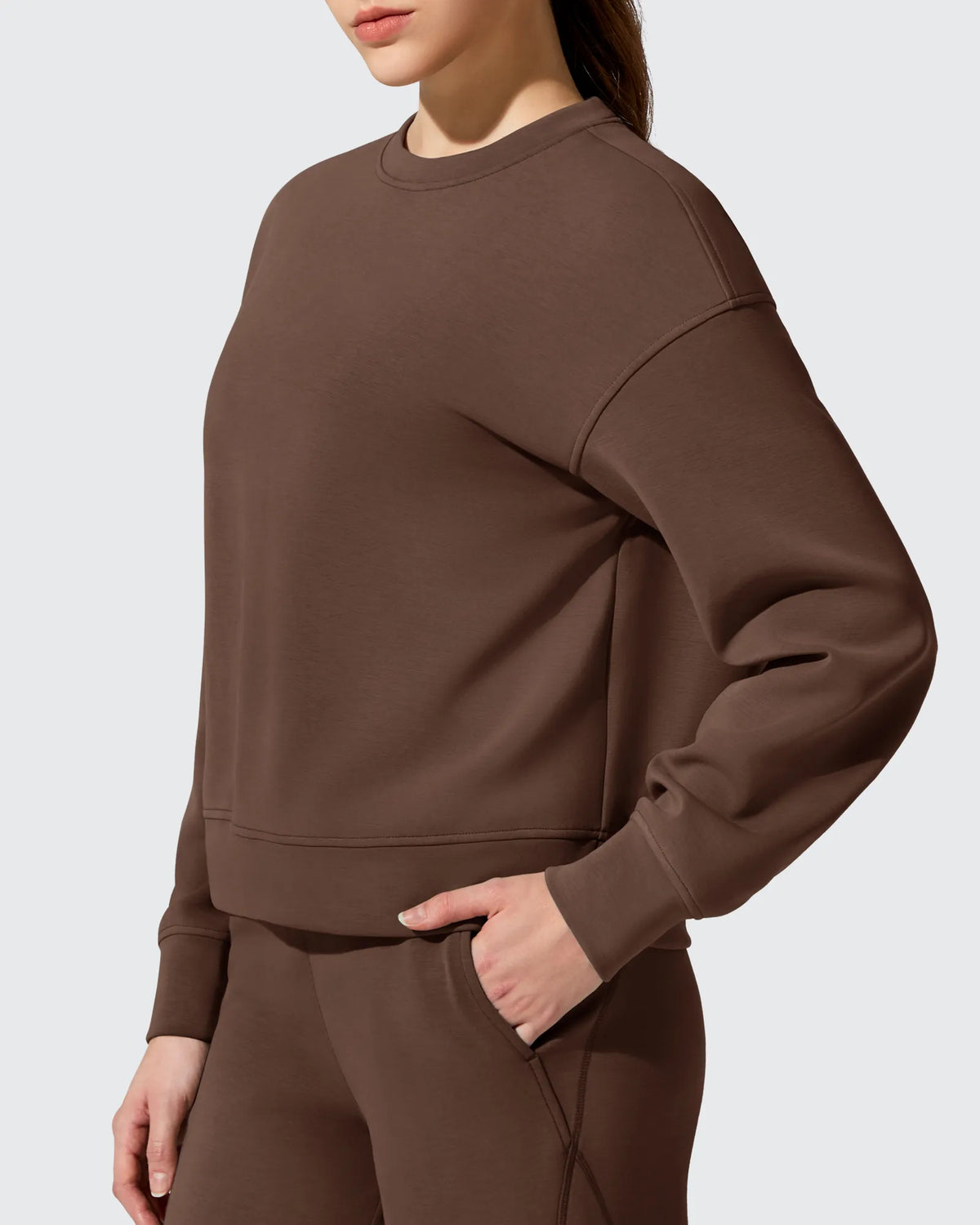 Smoofit Fleece Crewneck Pullover Long Sleeve Hoodies