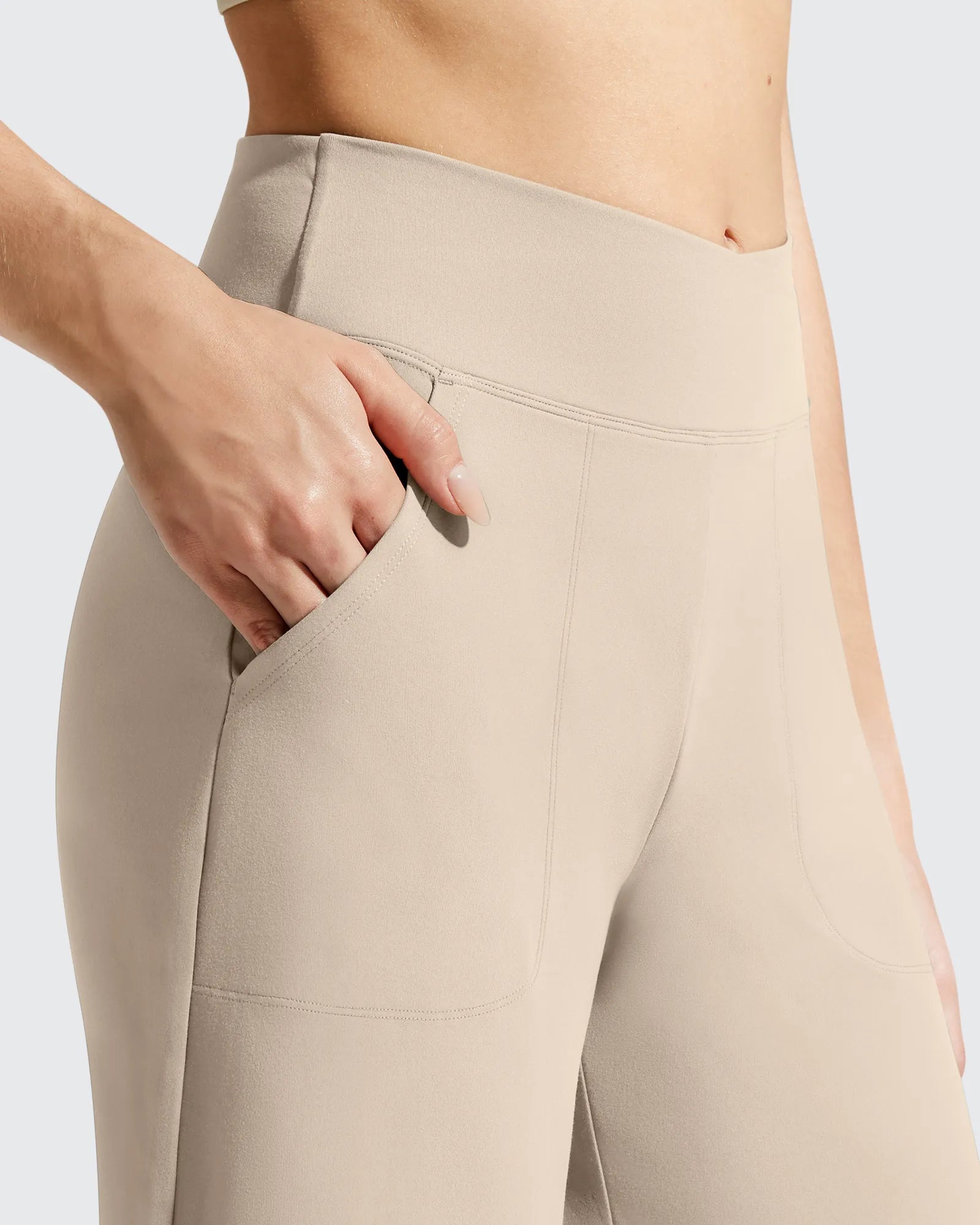 EverGoing Cross Waist Pockets Athletic Shorts 6''