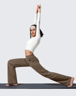 EverGoing Fleece Lined High-Waisted Dressy Pants - G4Free