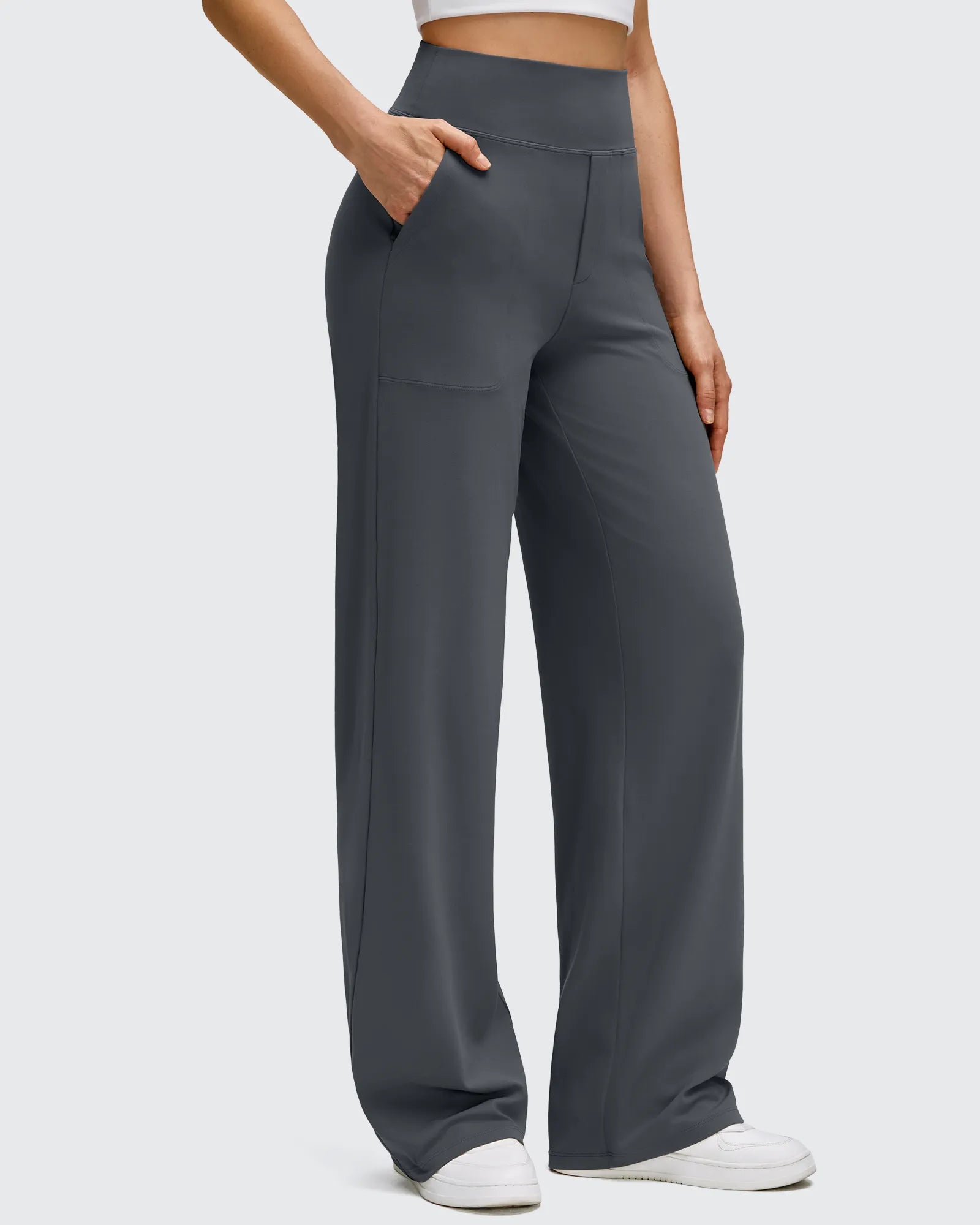 BareFeel High Stretch Wide Leg Yoga Pants
