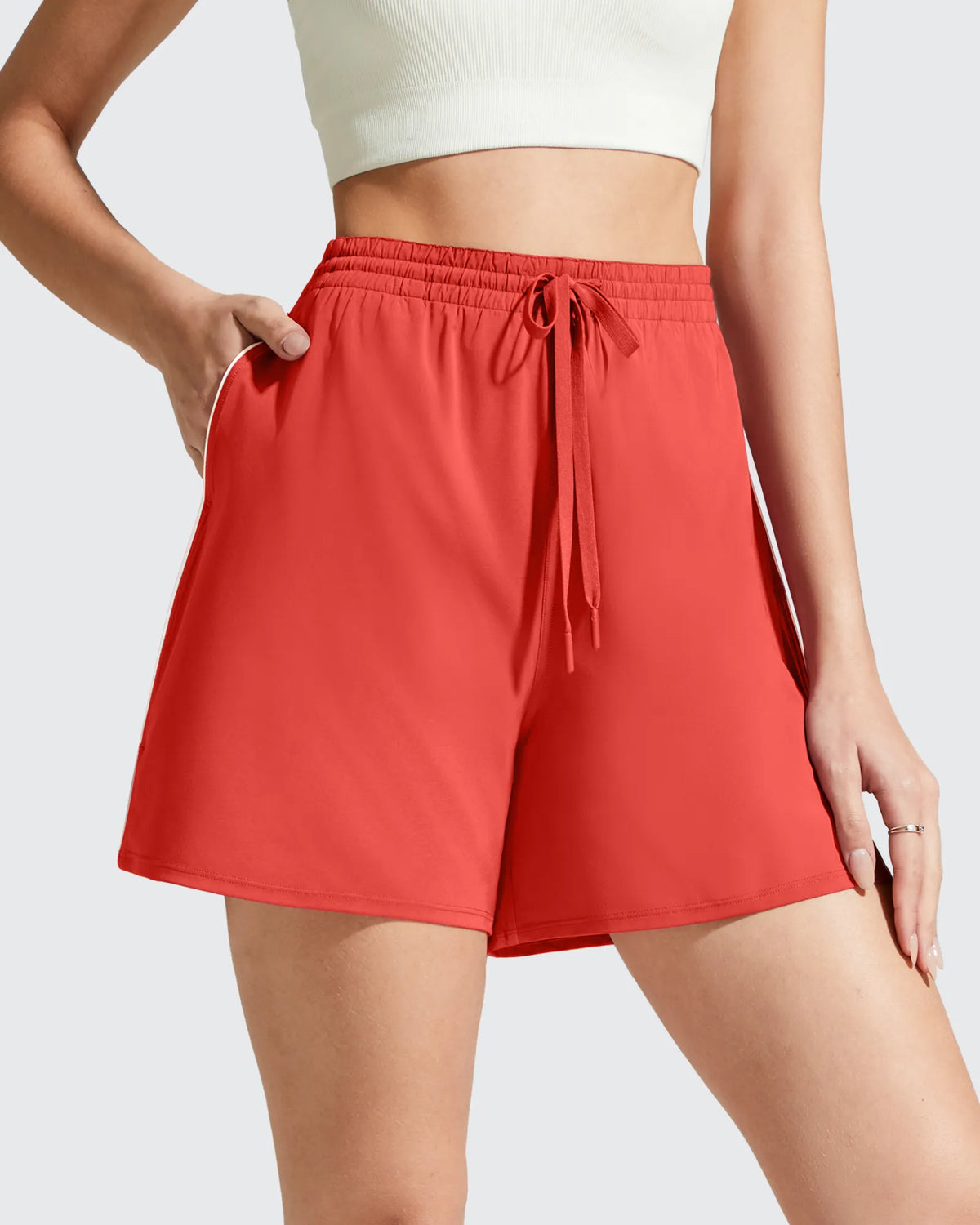 Chillwhisp Built-in Shorts Split Running Shorts 3''