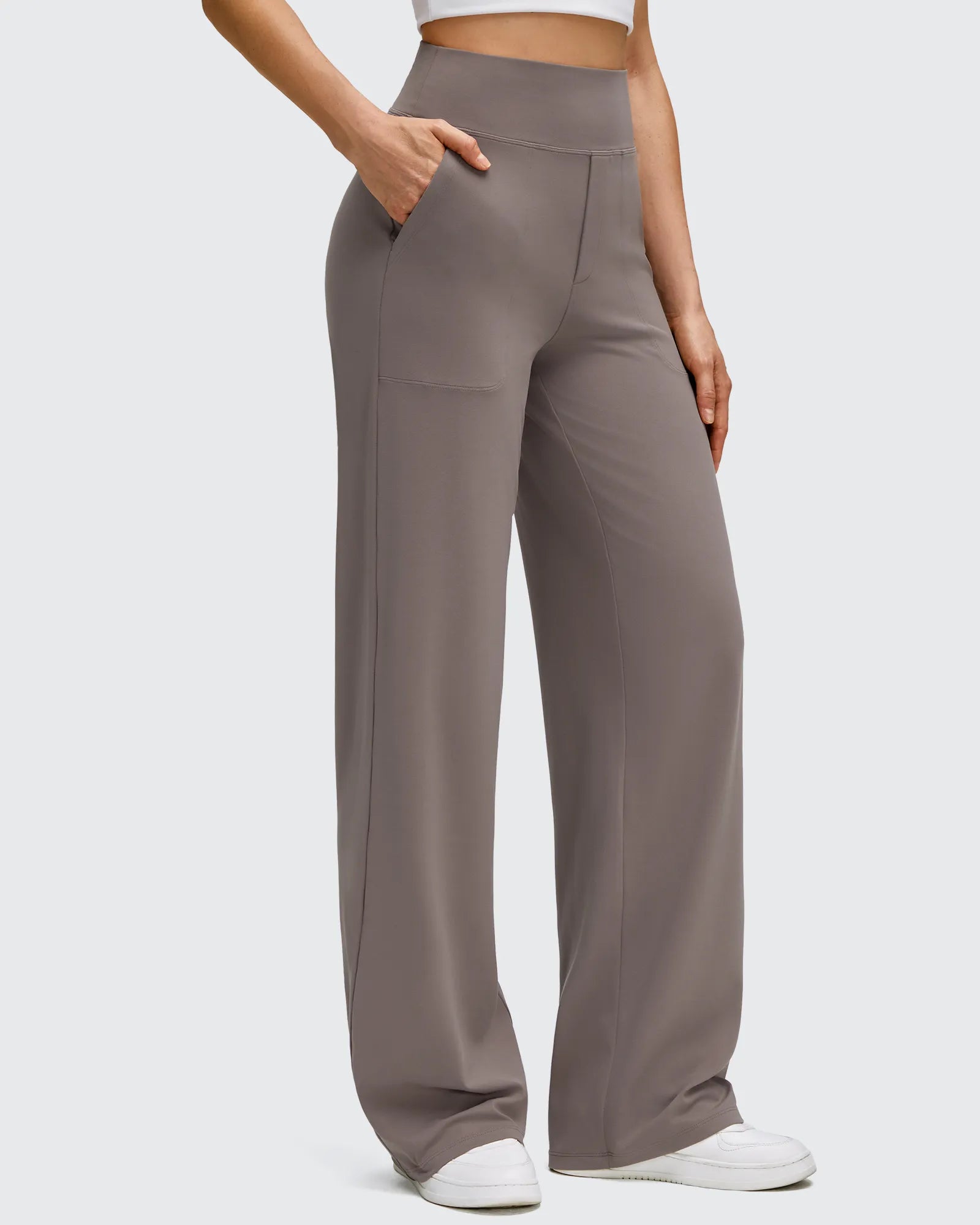 BareFeel High Stretch Wide Leg Yoga Pants