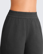 G4Free Waffle Knit 4'' High Waisted Shorts with Pockets