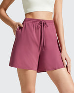 Chillwhisp Built-in Shorts Split Running Shorts 3''