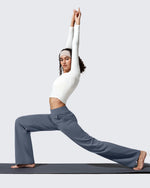 EverGoing Fleece Lined High-Waisted Dressy Pants - G4Free