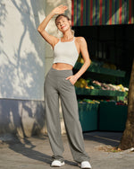 EverGoing Wide Leg High-Waist Casual Pants Tall - G4Free