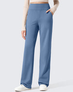 EverGoing Fleece Lined High-Waisted Dressy Pants - G4Free