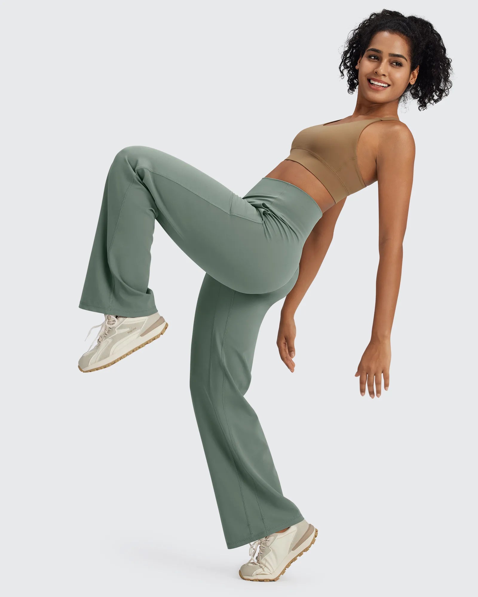 BareFeel Seamless High-Waist Dressy Pants Petite - G4Free