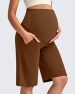 EverGoing Maternity Athletic Bermuda Shorts 12'' - G4Free