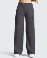 EverGoing High-Waist 4 Pockets Wide Leg Cargo Pants