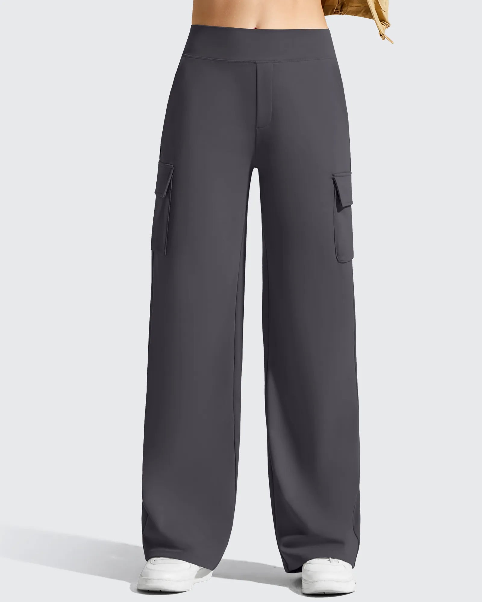 EverGoing High-Waist 4 Pockets Wide Leg Cargo Pants