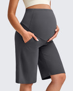 EverGoing Maternity Athletic Bermuda Shorts 12'' - G4Free
