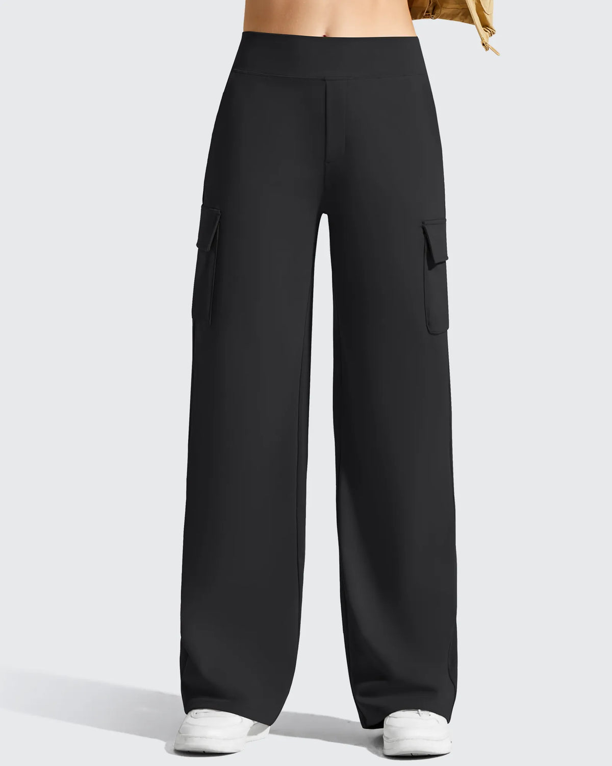 EverGoing High-Waist 4 Pockets Wide Leg Cargo Pants