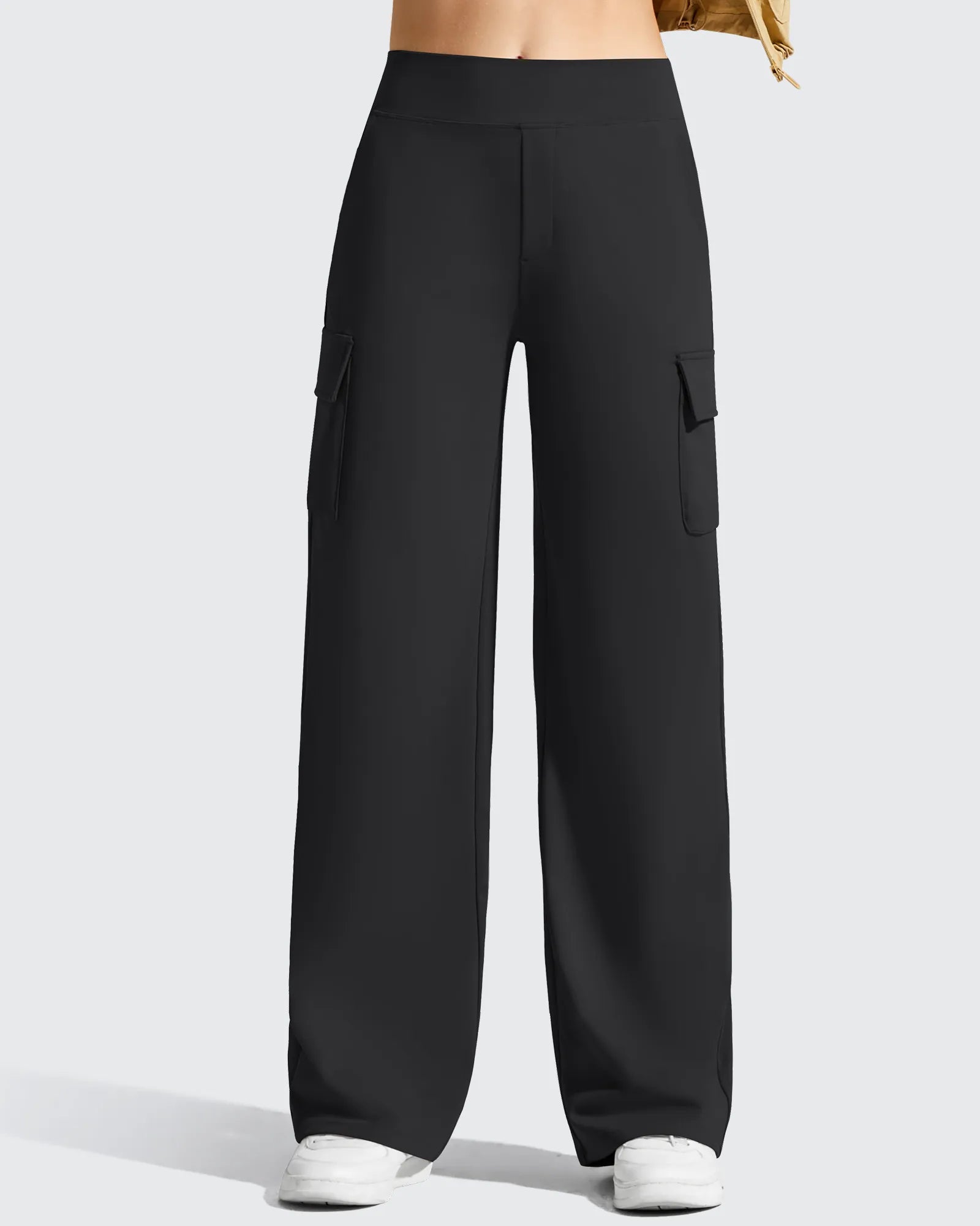 EverGoing High-Waist 4 Pockets Wide Leg Cargo Pants
