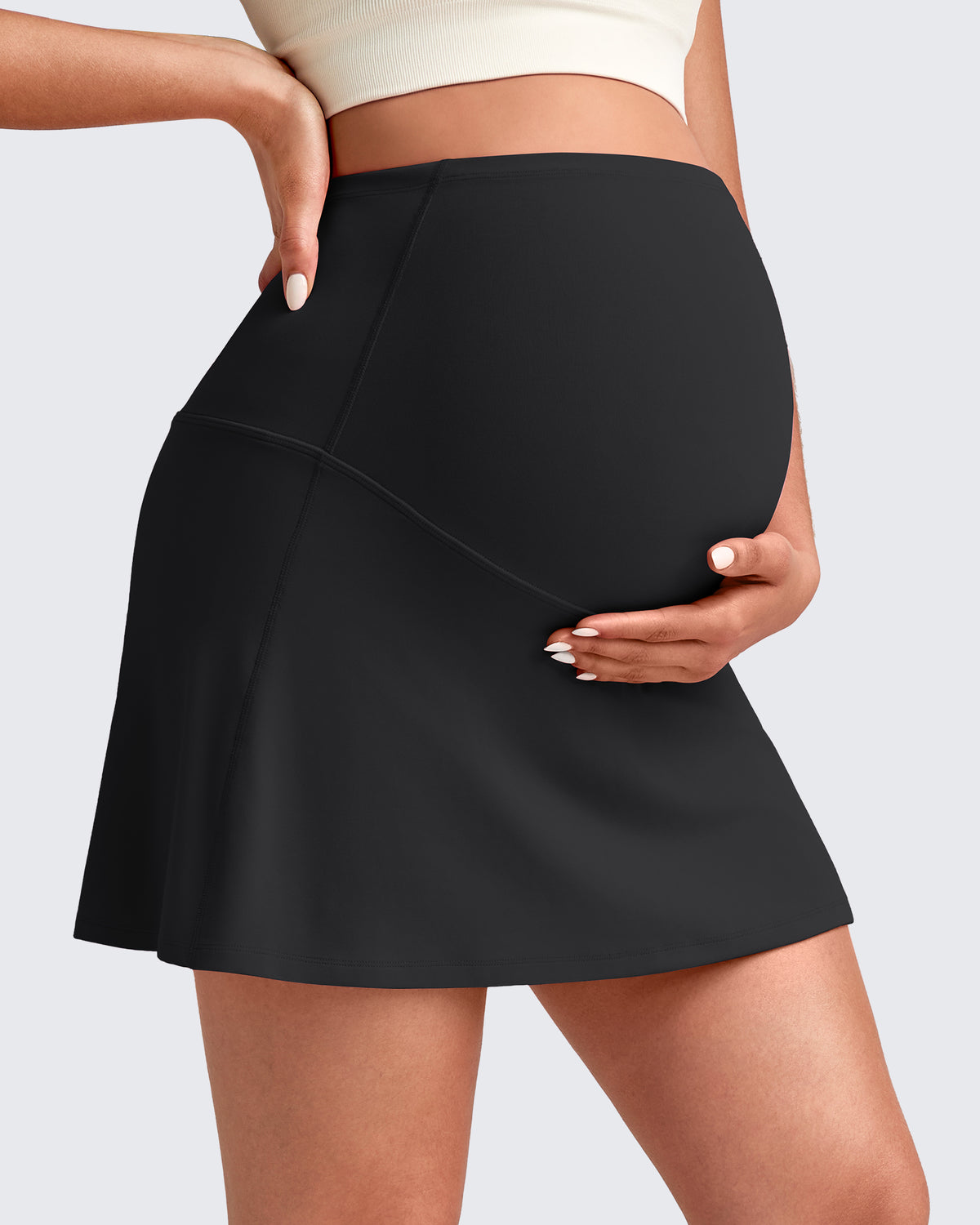BareFeel Inner Shorts Maternity Workout Skirt - G4Free