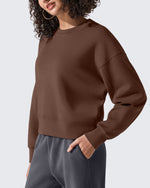 Smoofit Crewneck Pullover Loose Sweatshirts - G4Free