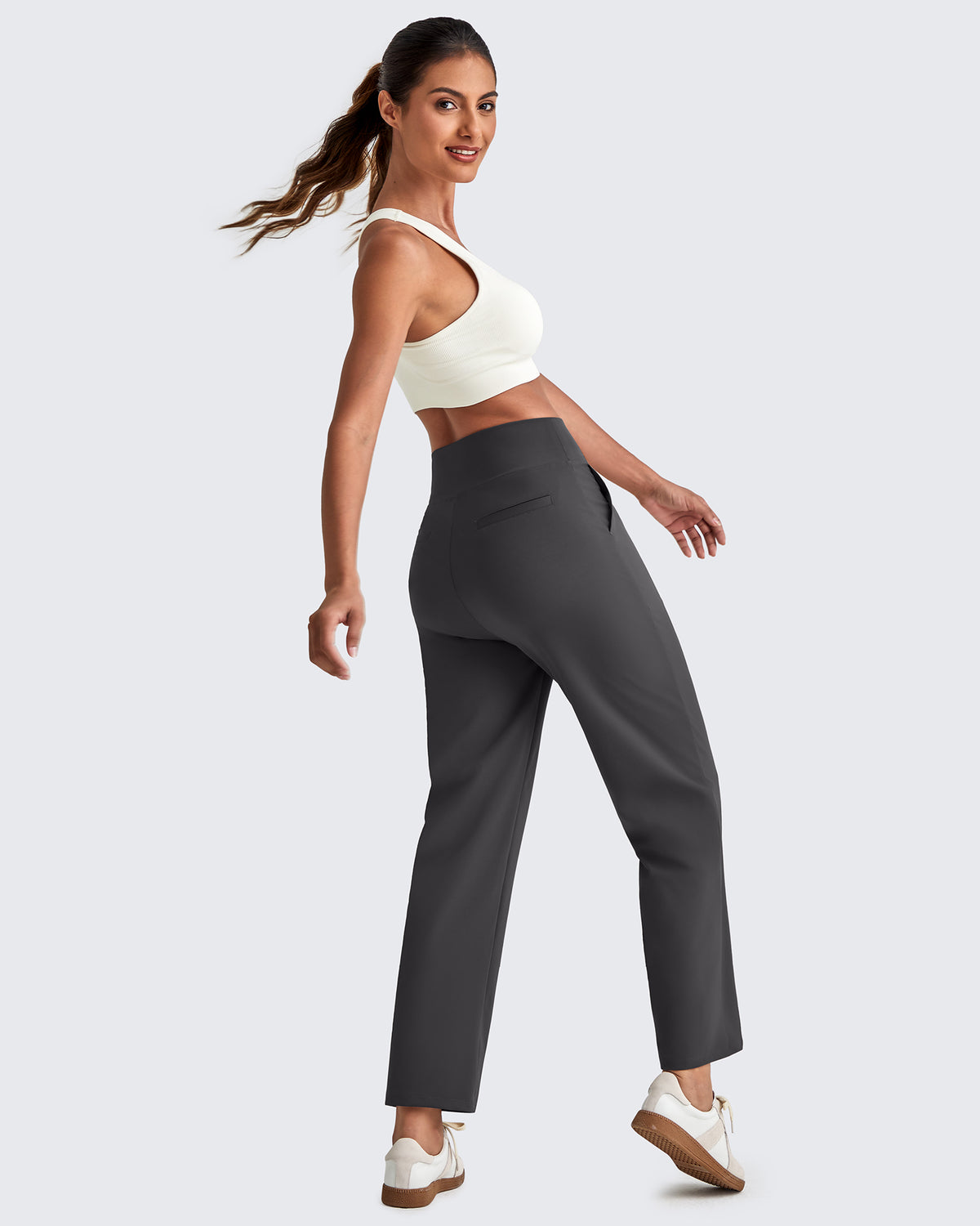 ShiftReady Crop Business Casual Work Pants - G4Free