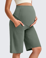 EverGoing Maternity Athletic Bermuda Shorts 12'' - G4Free