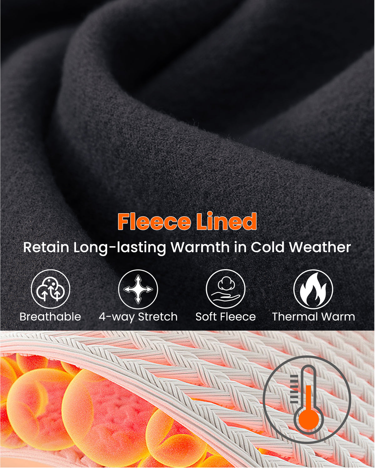 Fleece Lined High-Waist Work Flare Pants - G4Free