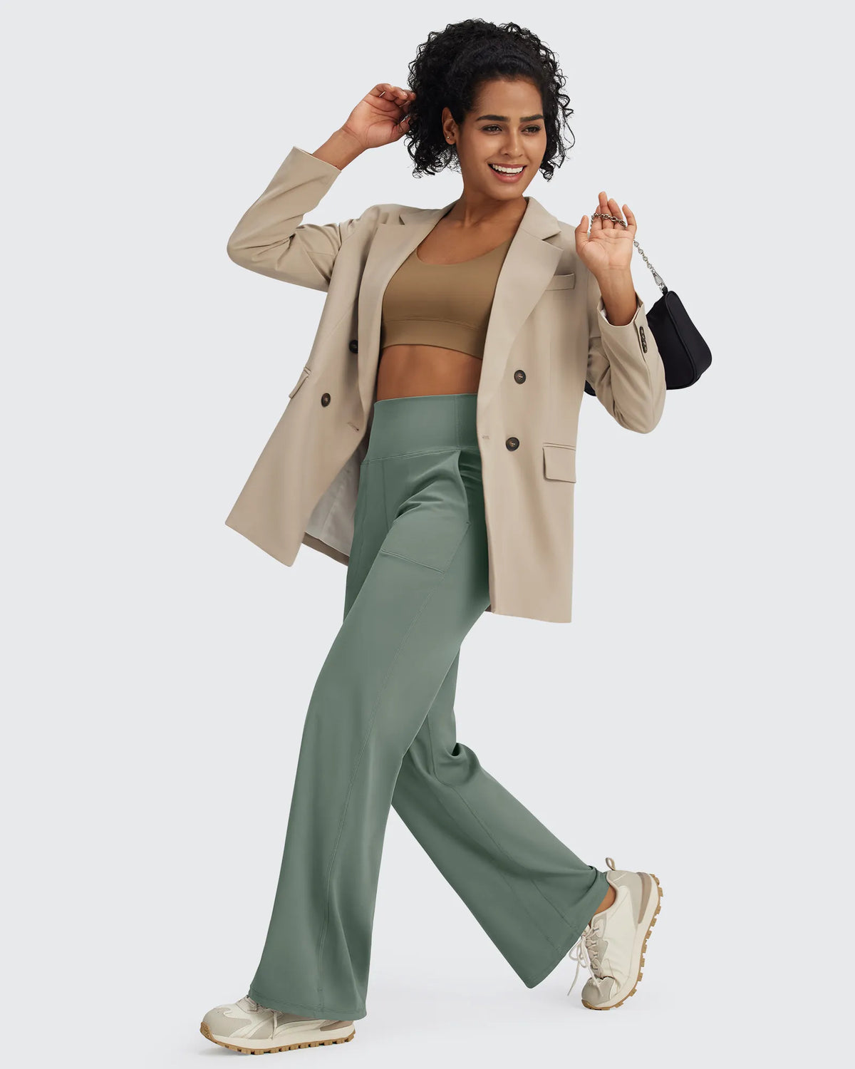 BareFeel Seamless High-Waist Dressy Pants Petite - G4Free