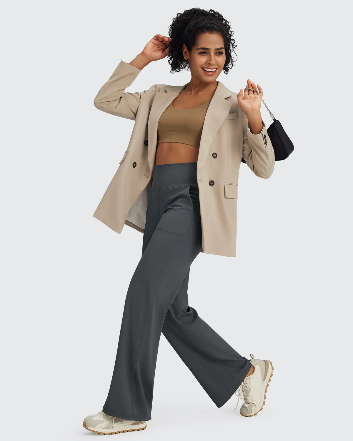 BareFeel Seamless High-Waist Dressy Pants Petite - G4Free