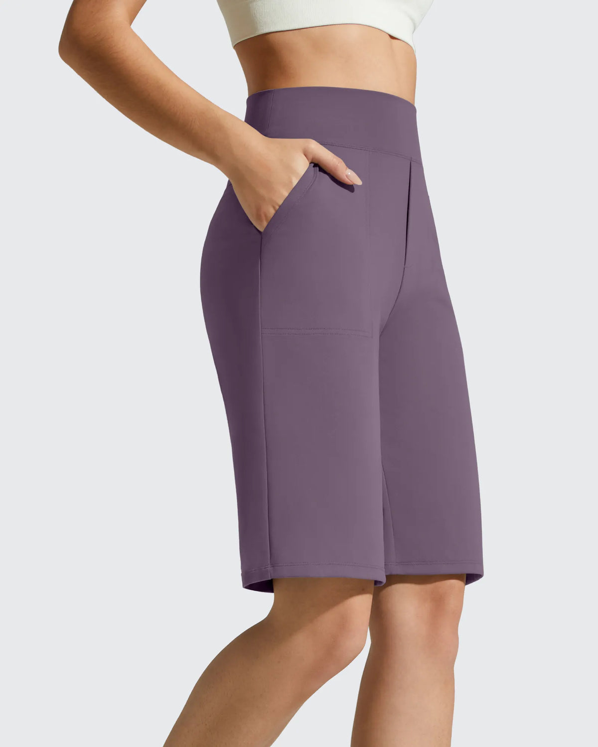 EverGoing Bermuda Pockets Knee Length Shorts 10"