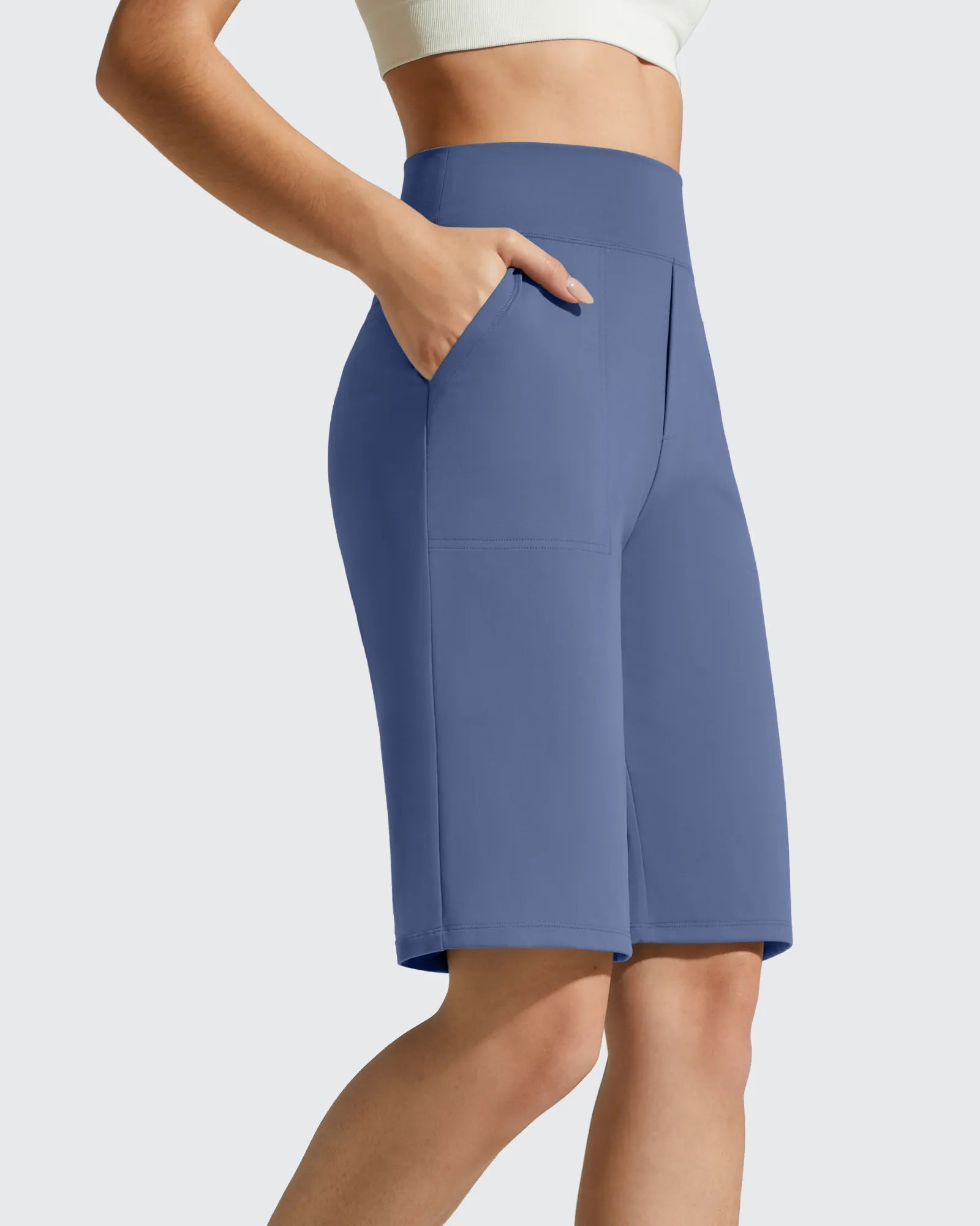 EverGoing Bermuda Pockets Knee Length Shorts 10"