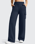 EverGoing High-Waist 4 Pockets Wide Leg Cargo Pants