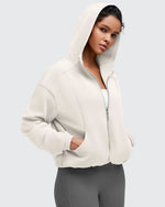 Smoofit Two-Way Full Zip Modal Hoodie Jackets